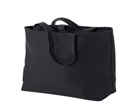Port Authority - Ideal Twill Jumbo Tote.  B300 - Black