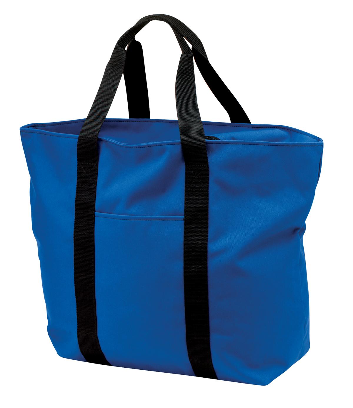 Port Authority All-Purpose Tote.  B5000 - Royal/ Black
