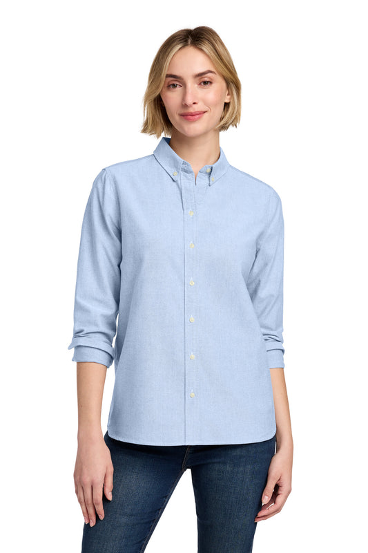 Brooks Brothers Women's Casual Oxford Cloth Shirt BB18005 - Newport Blue