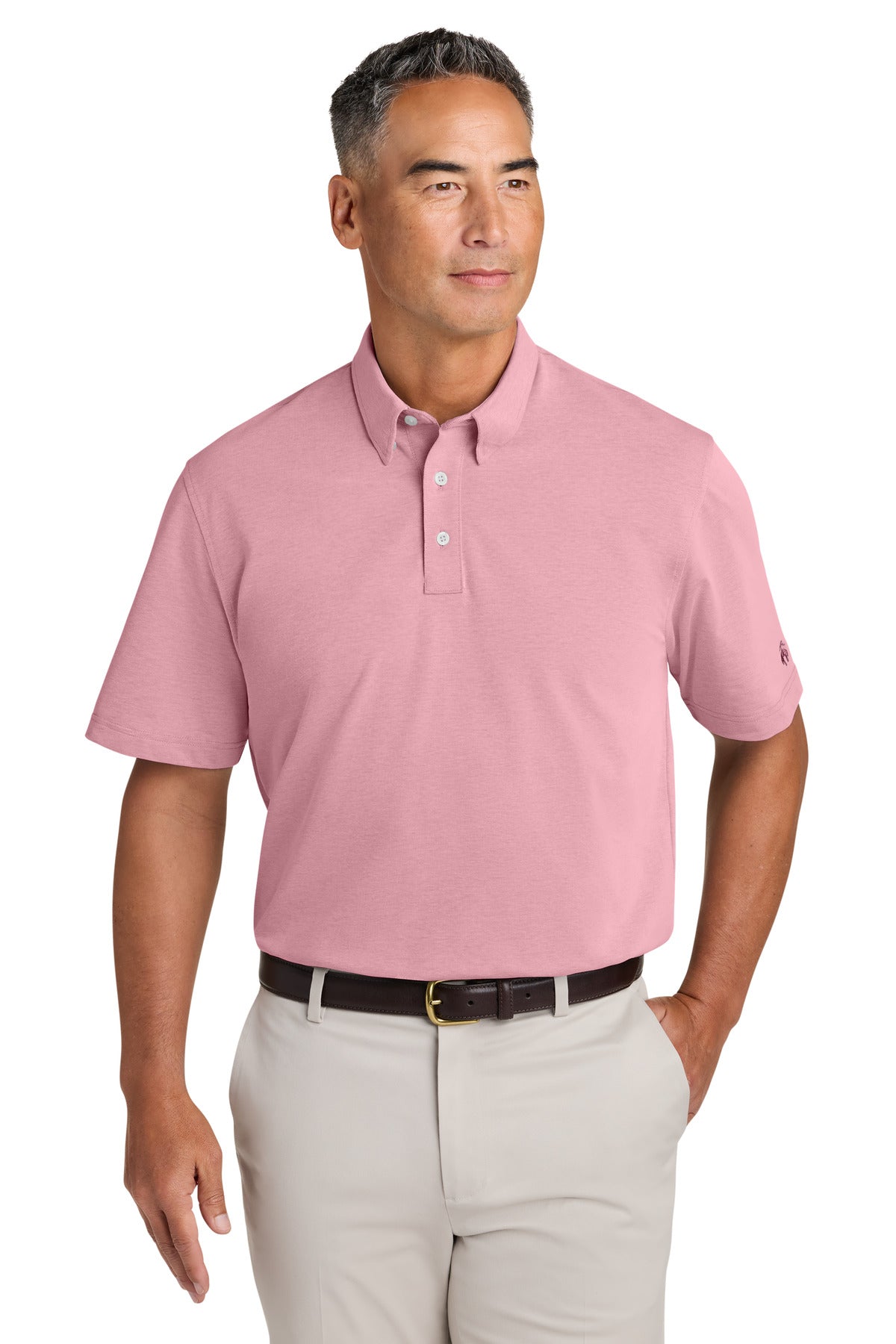 Brooks Brothers Pinpoint Pique Dress Polo BB18222 - Crimson End On End
