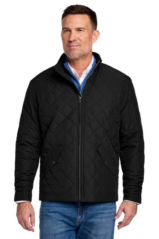 Brooks Brothers Quilted Jacket BB18600 - Deep Black
