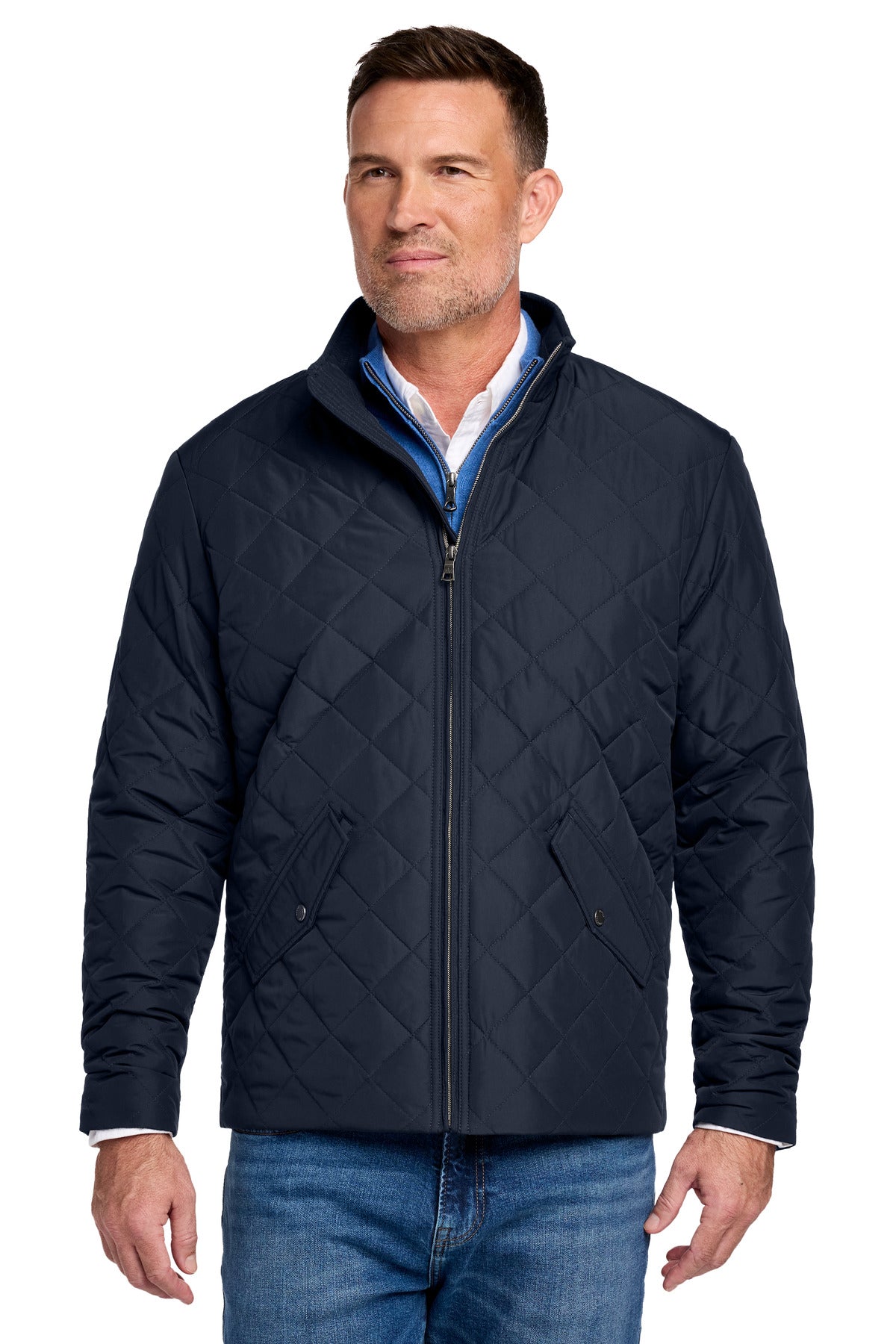 Brooks Brothers Quilted Jacket BB18600 - Night Navy