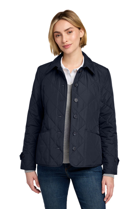Brooks Brothers Women's Quilted Jacket BB18601 - Night Navy