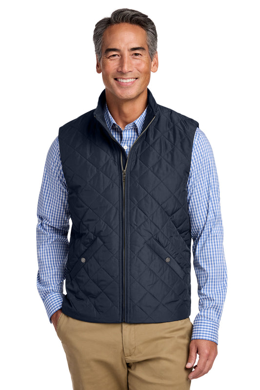 Brooks Brothers Quilted Vest BB18602 - Night Navy