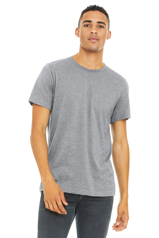 BELLA+CANVAS  Unisex Heather CVC Short Sleeve Tee. BC3001CVC - Athletic Heather