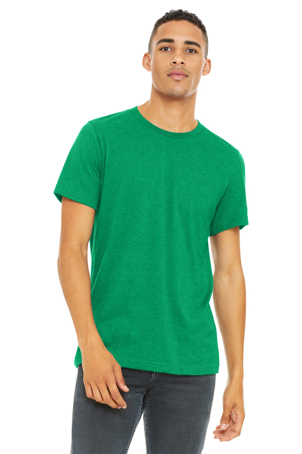 BELLA+CANVAS  Unisex Heather CVC Short Sleeve Tee. BC3001CVC - Heather Kelly