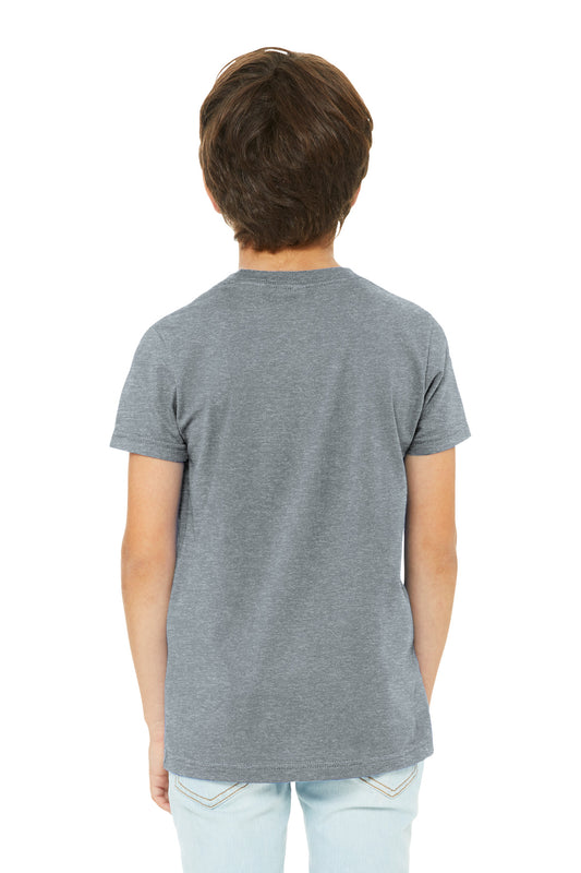 BELLA+CANVAS Youth Heather CVC Tee BC3001YCVC