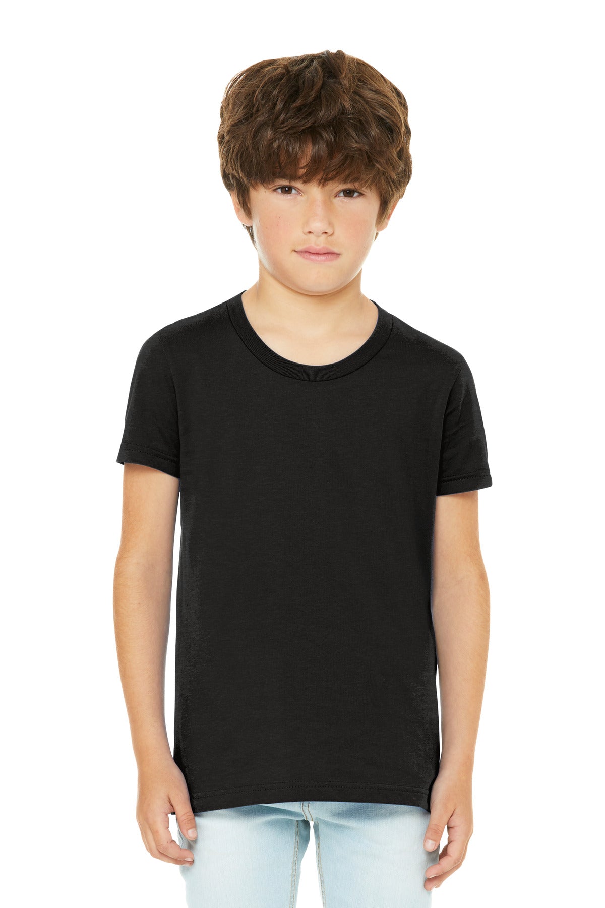 BELLA+CANVAS Youth Heather CVC Tee
