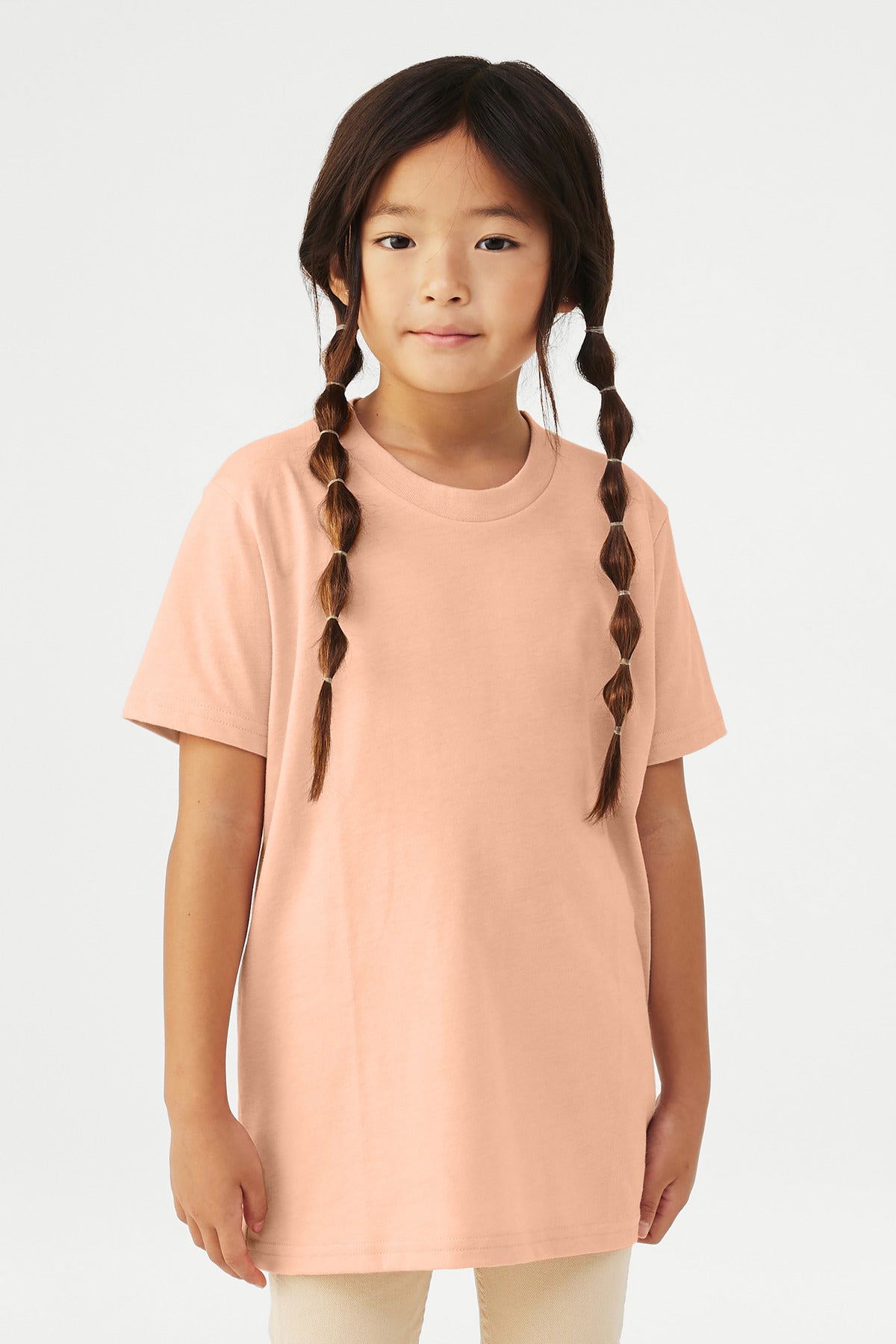 BELLA+CANVAS Youth Heather CVC Tee