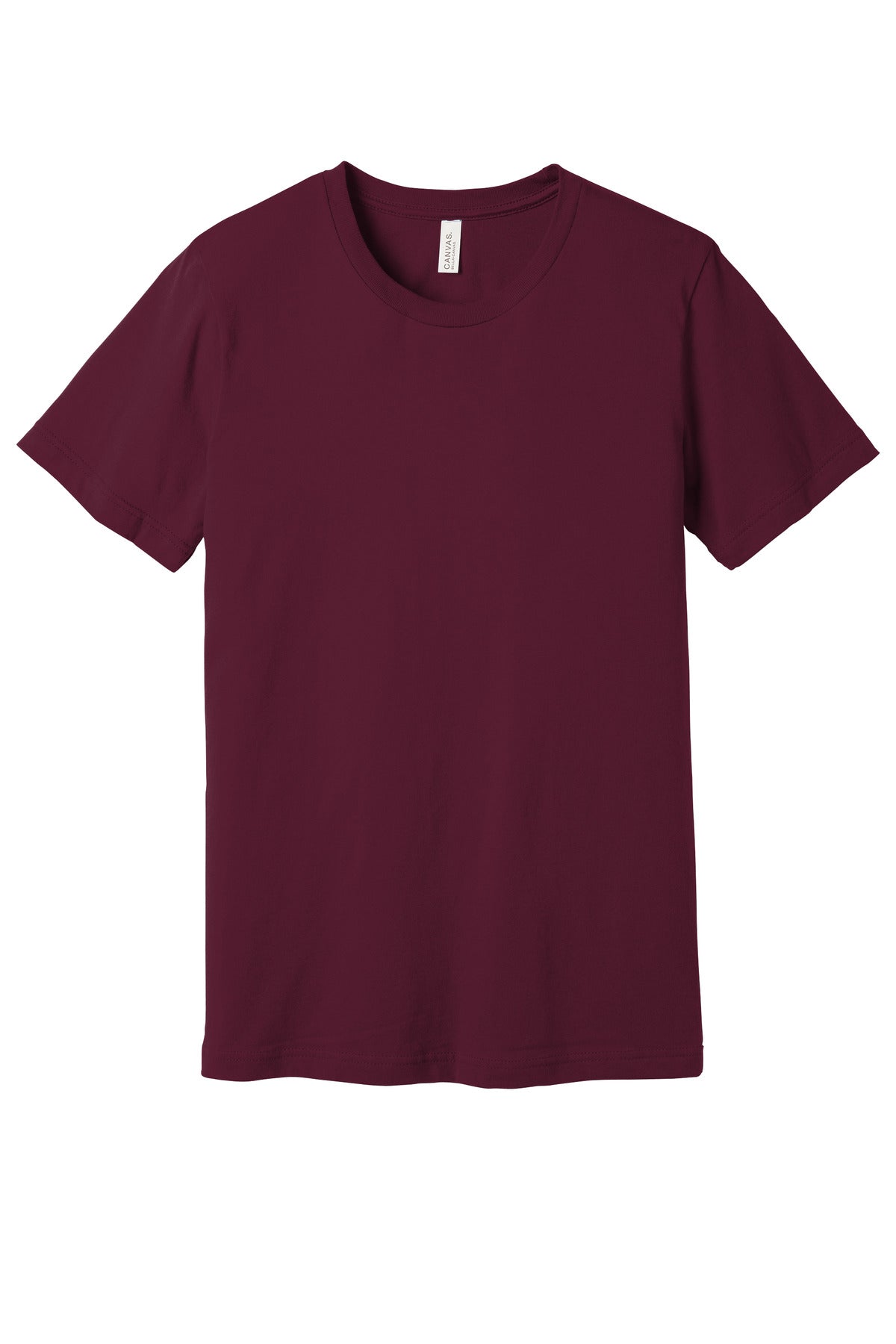 BELLA+CANVAS  Unisex Jersey Short Sleeve Tee. BC3001 - Maroon
