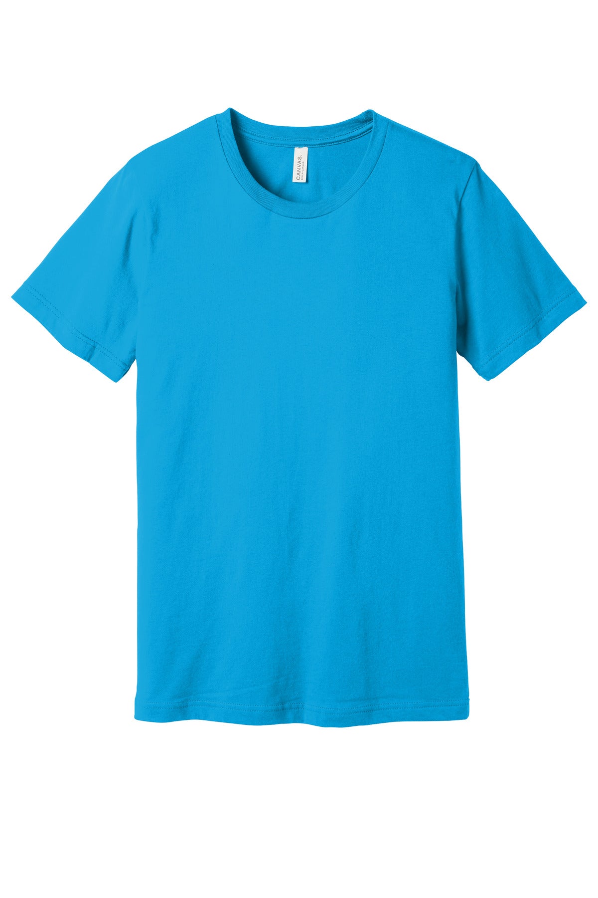 BELLA+CANVAS  Unisex Jersey Short Sleeve Tee. BC3001 - Turquoise