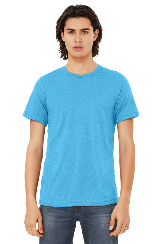 BELLA+CANVAS  Unisex Triblend Short Sleeve Tee. BC3413 - Aqua Triblend