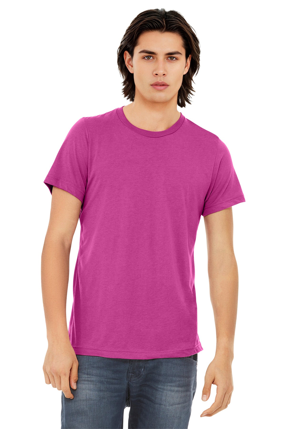 BELLA+CANVAS  Unisex Triblend Short Sleeve Tee. BC3413 - Berry Triblend