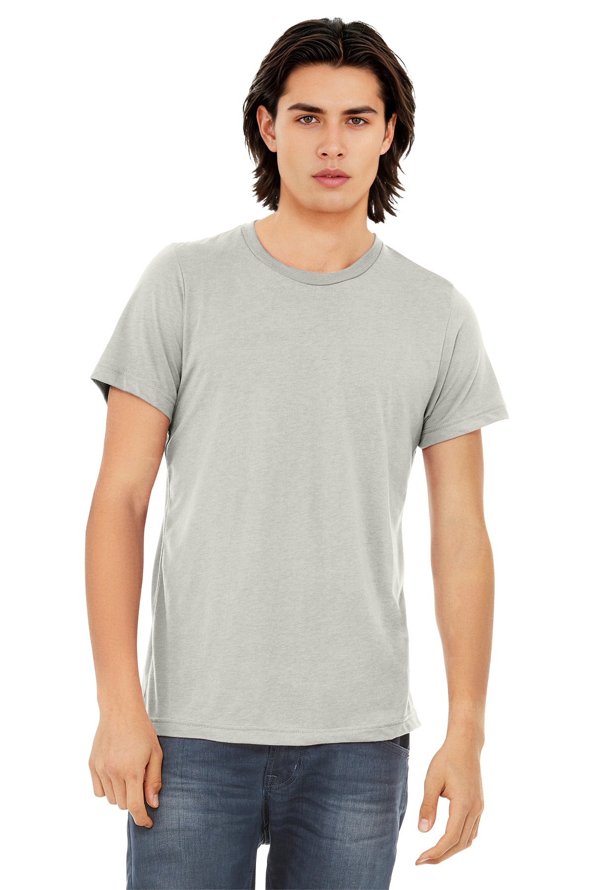 BELLA+CANVAS  Unisex Triblend Short Sleeve Tee. BC3413 - Cement Triblend