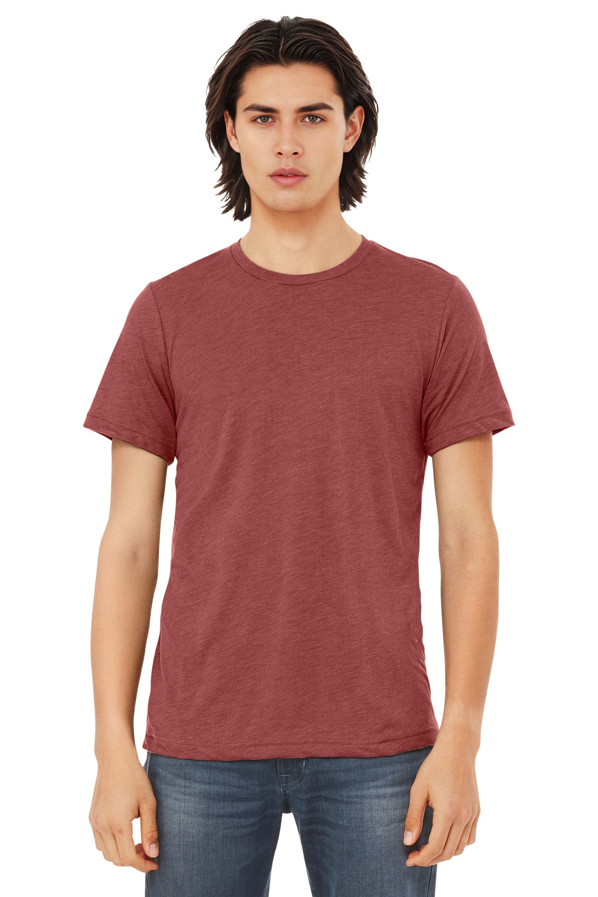 BELLA+CANVAS  Unisex Triblend Short Sleeve Tee. BC3413 - Clay Triblend