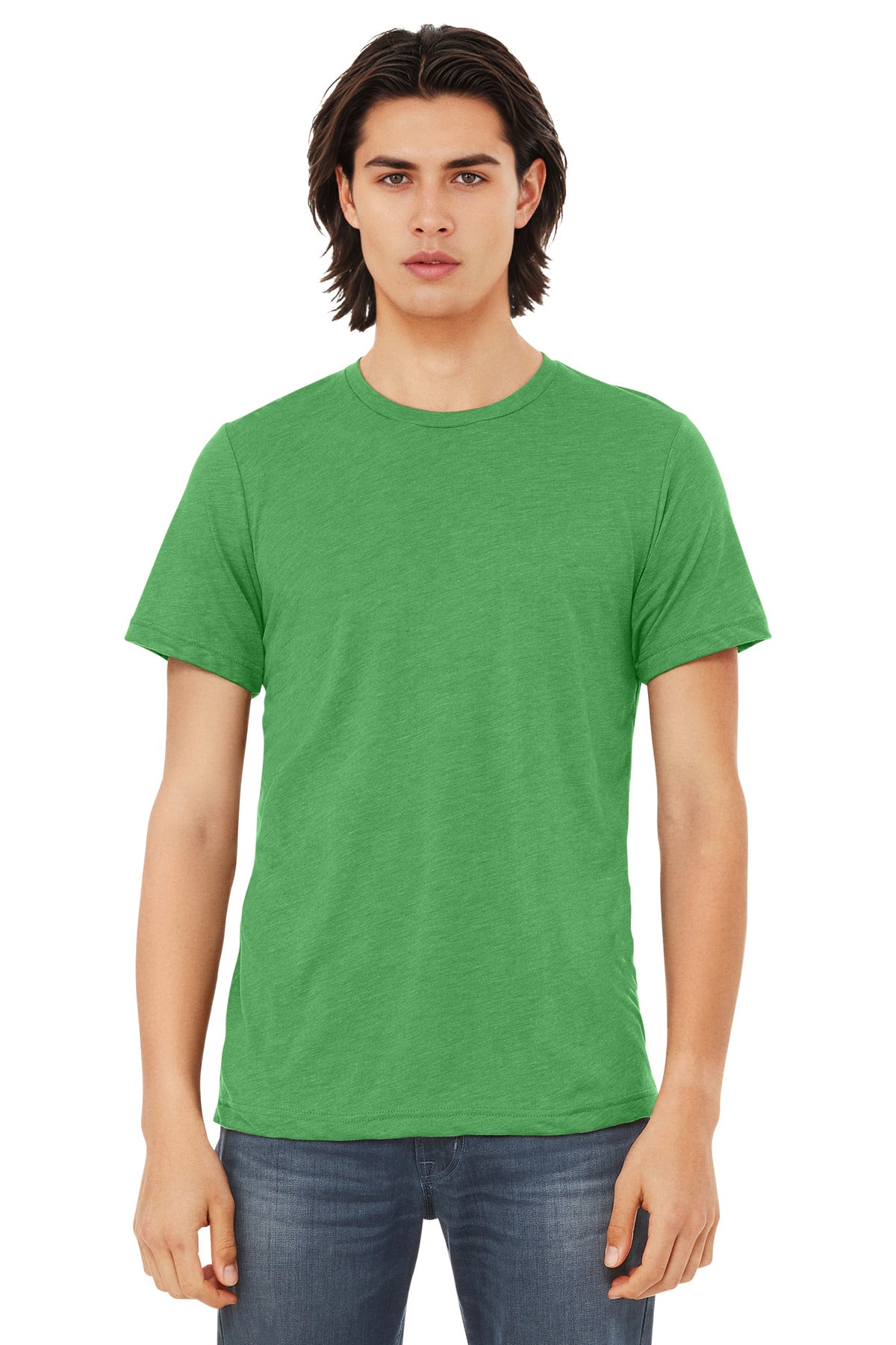 BELLA+CANVAS  Unisex Triblend Short Sleeve Tee. BC3413 - Green Triblend