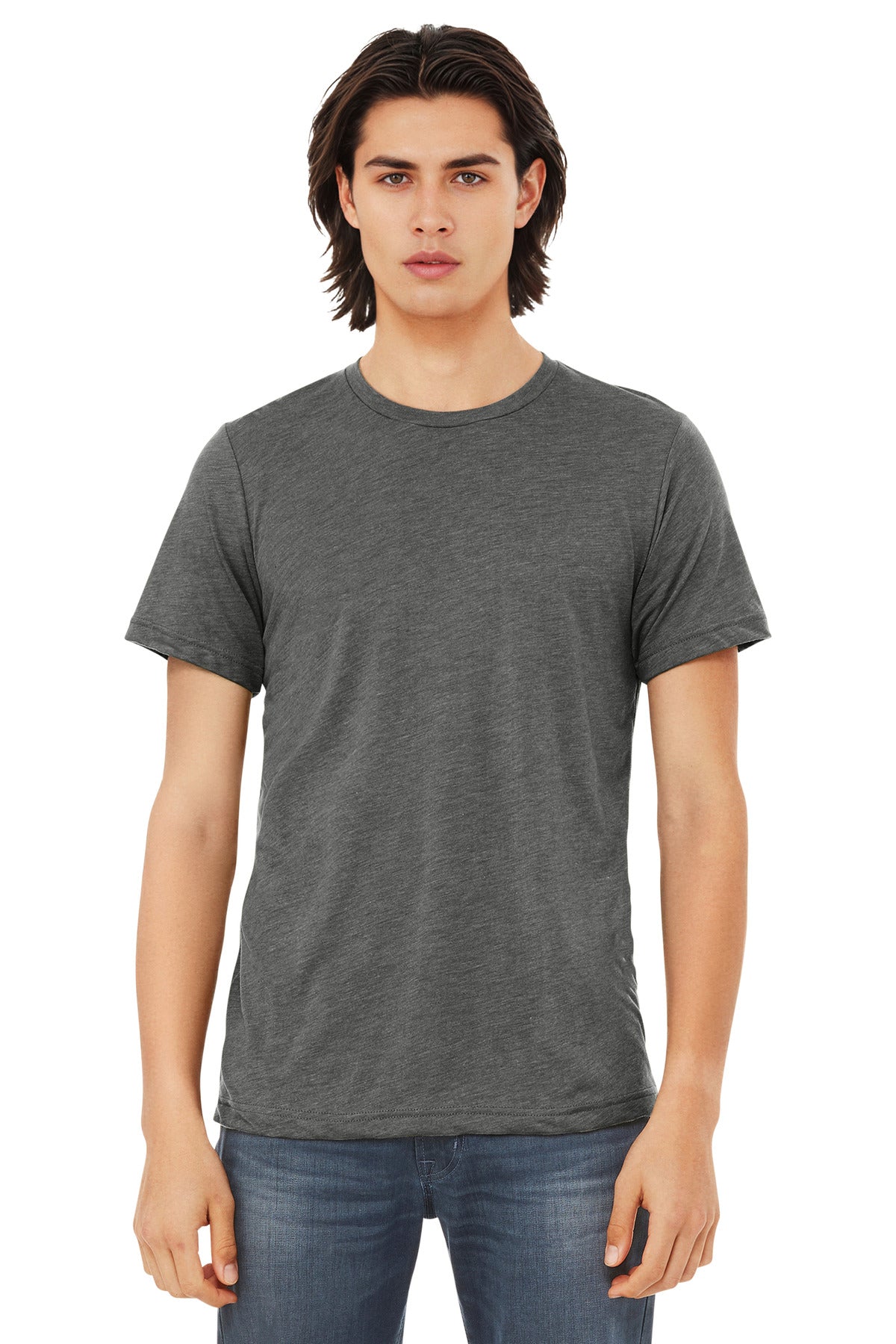 BELLA+CANVAS  Unisex Triblend Short Sleeve Tee. BC3413 - Grey Triblend