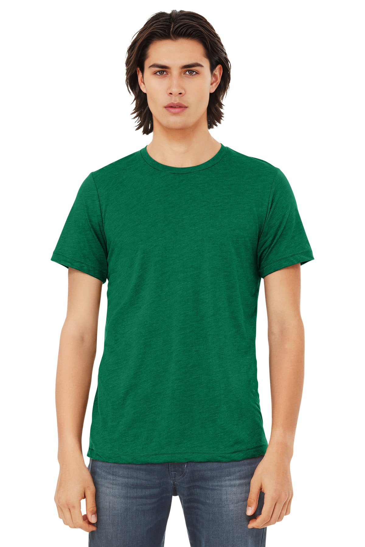 BELLA+CANVAS  Unisex Triblend Short Sleeve Tee. BC3413 - Kelly Triblend