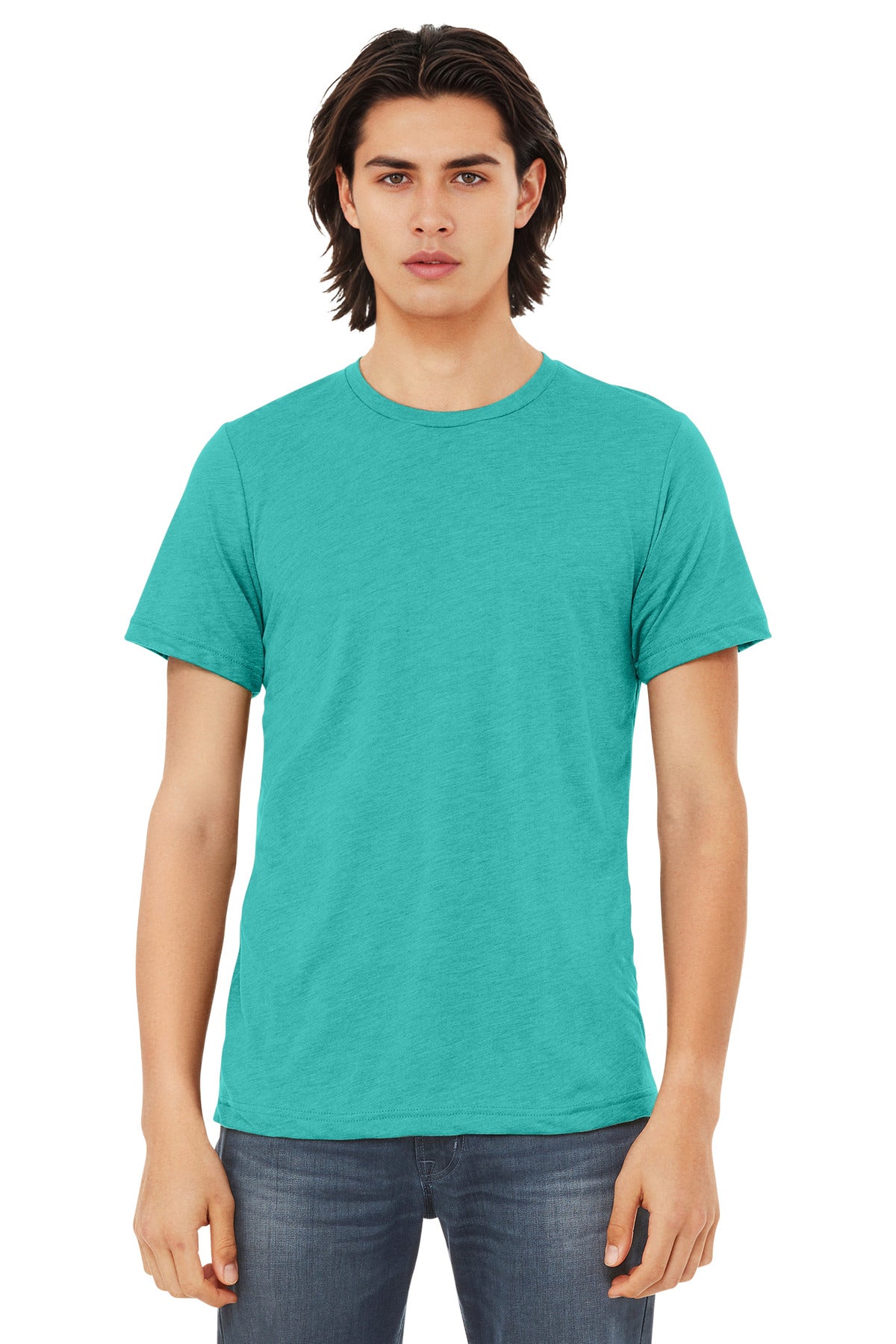 BELLA+CANVAS  Unisex Triblend Short Sleeve Tee. BC3413 - Sea Green Triblend
