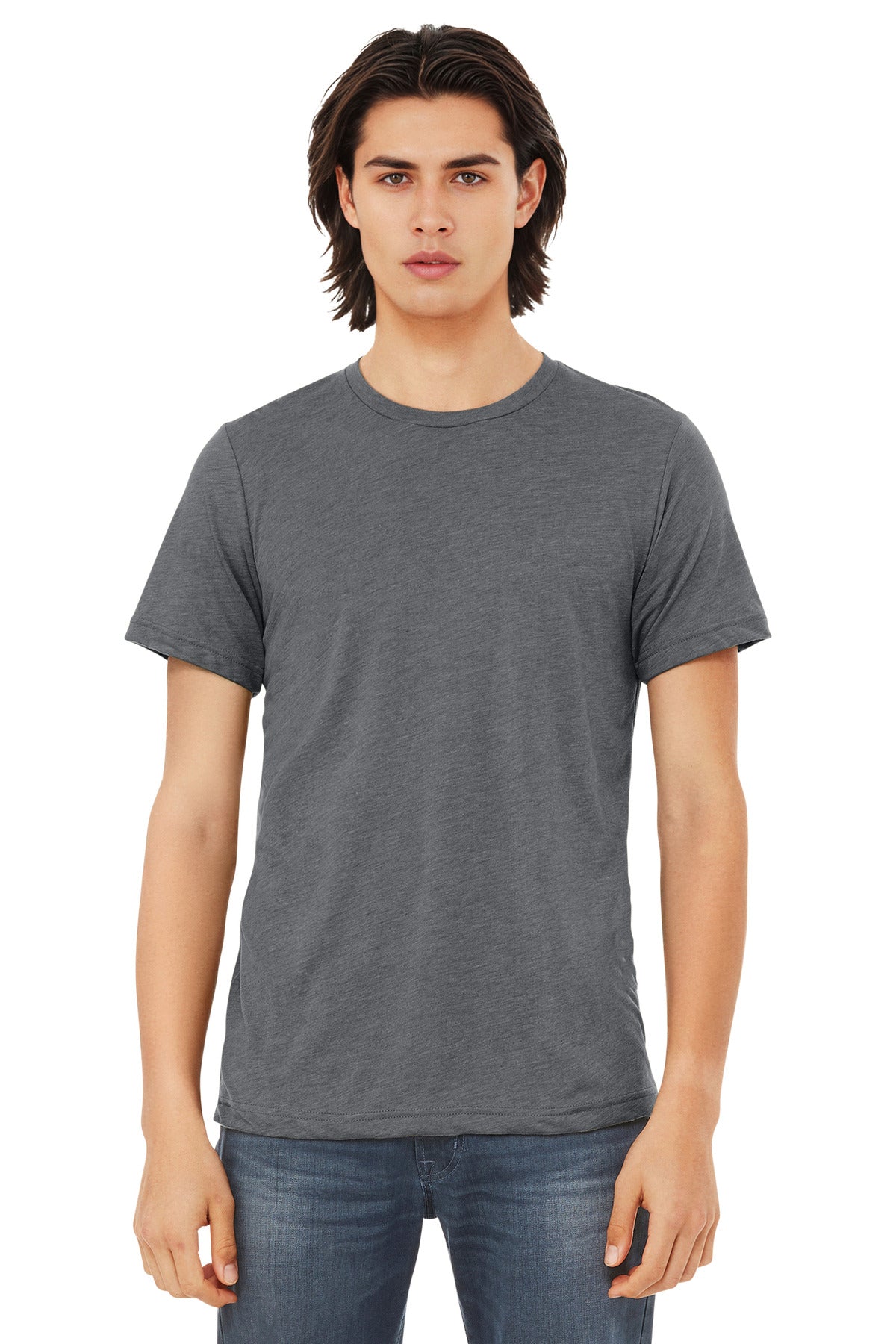 BELLA+CANVAS  Unisex Triblend Short Sleeve Tee. BC3413 - Storm Triblend