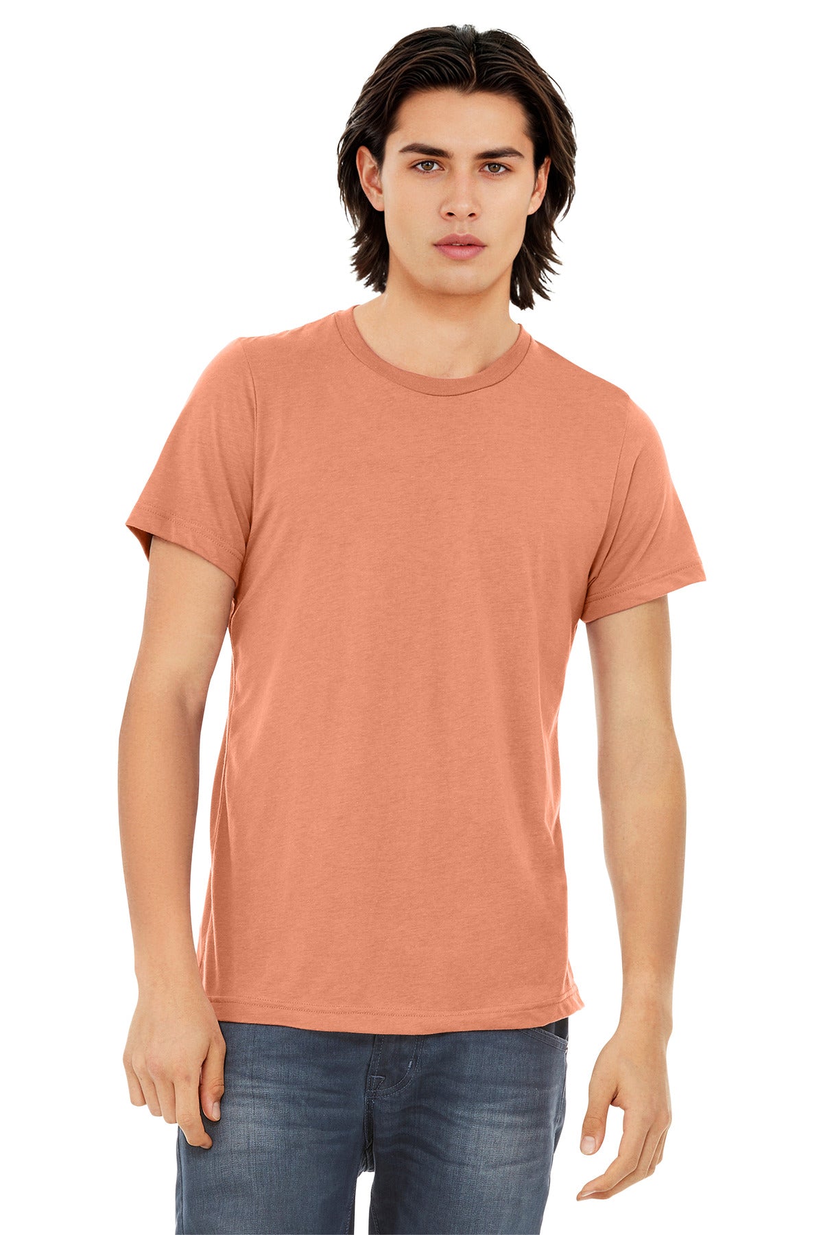 BELLA+CANVAS  Unisex Triblend Short Sleeve Tee. BC3413 - Sunset Triblend