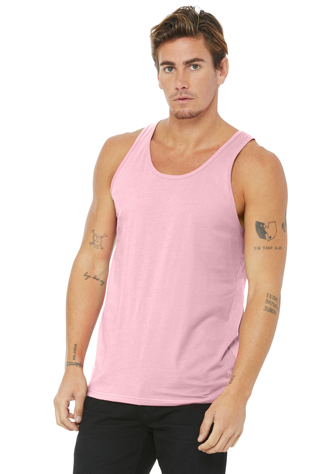 BELLA+CANVAS  Unisex Jersey Tank. BC3480 - Pink