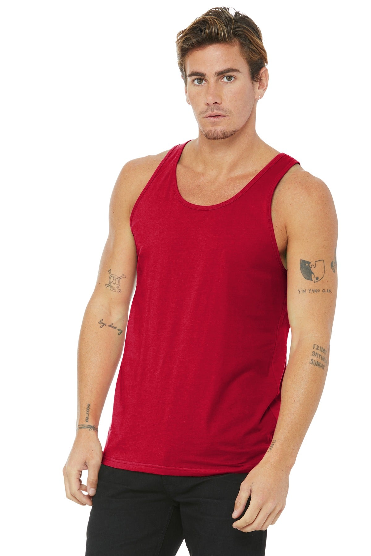 BELLA+CANVAS  Unisex Jersey Tank. BC3480 - Red