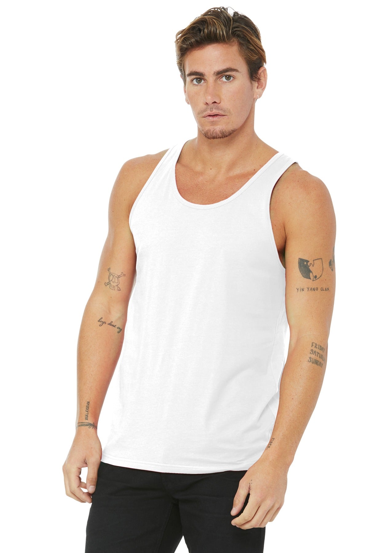 BELLA+CANVAS  Unisex Jersey Tank. BC3480 - White
