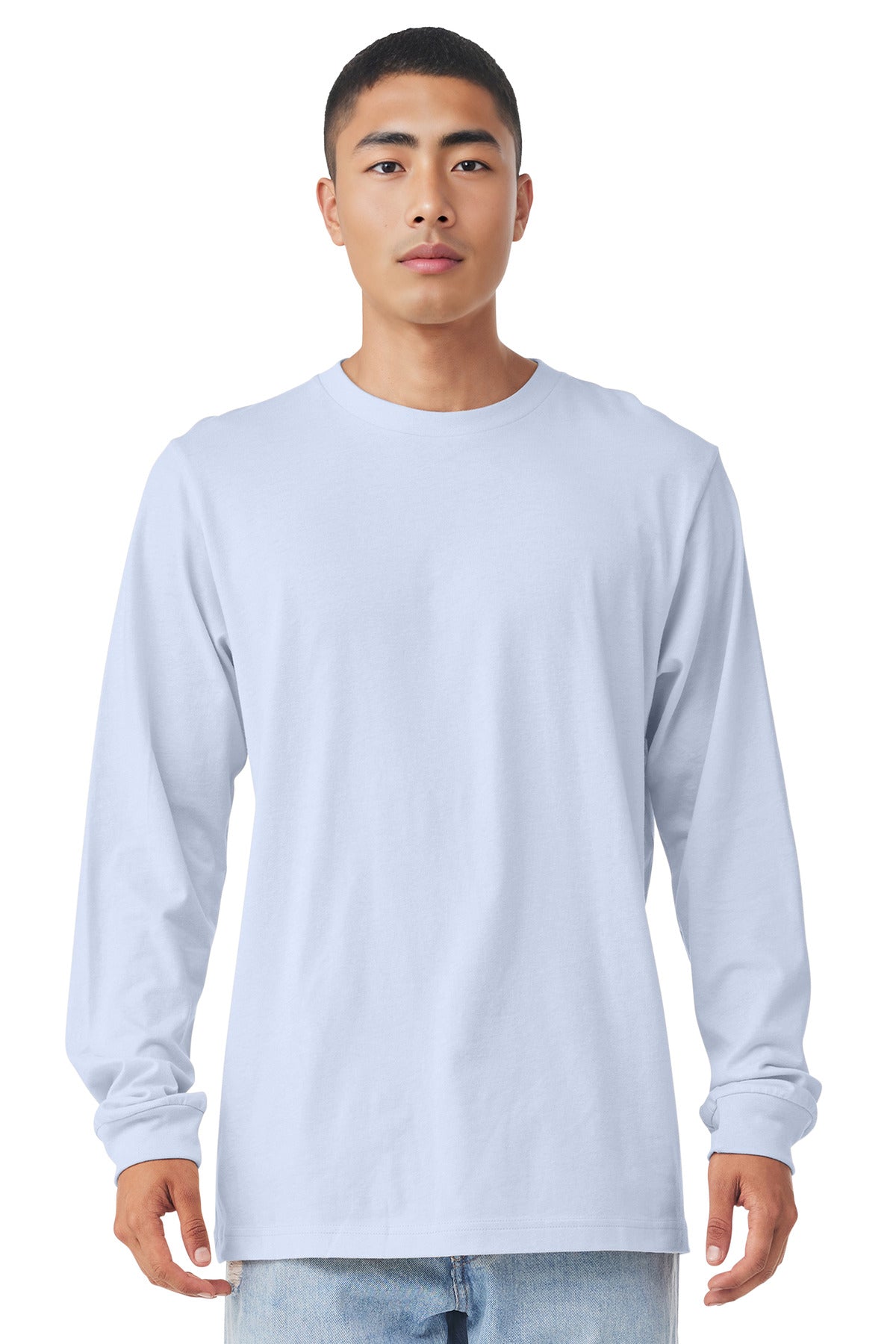 BELLA+CANVAS  Unisex Jersey Long Sleeve Tee. BC3501 - Ash
