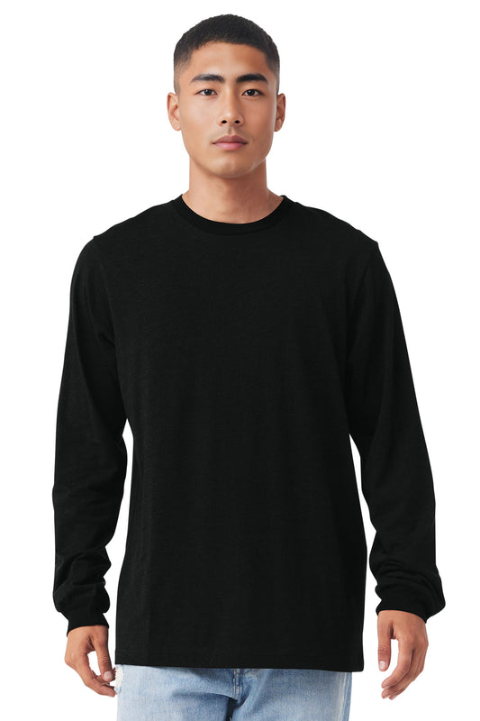 BELLA+CANVAS  Unisex Jersey Long Sleeve Tee. BC3501 - Black