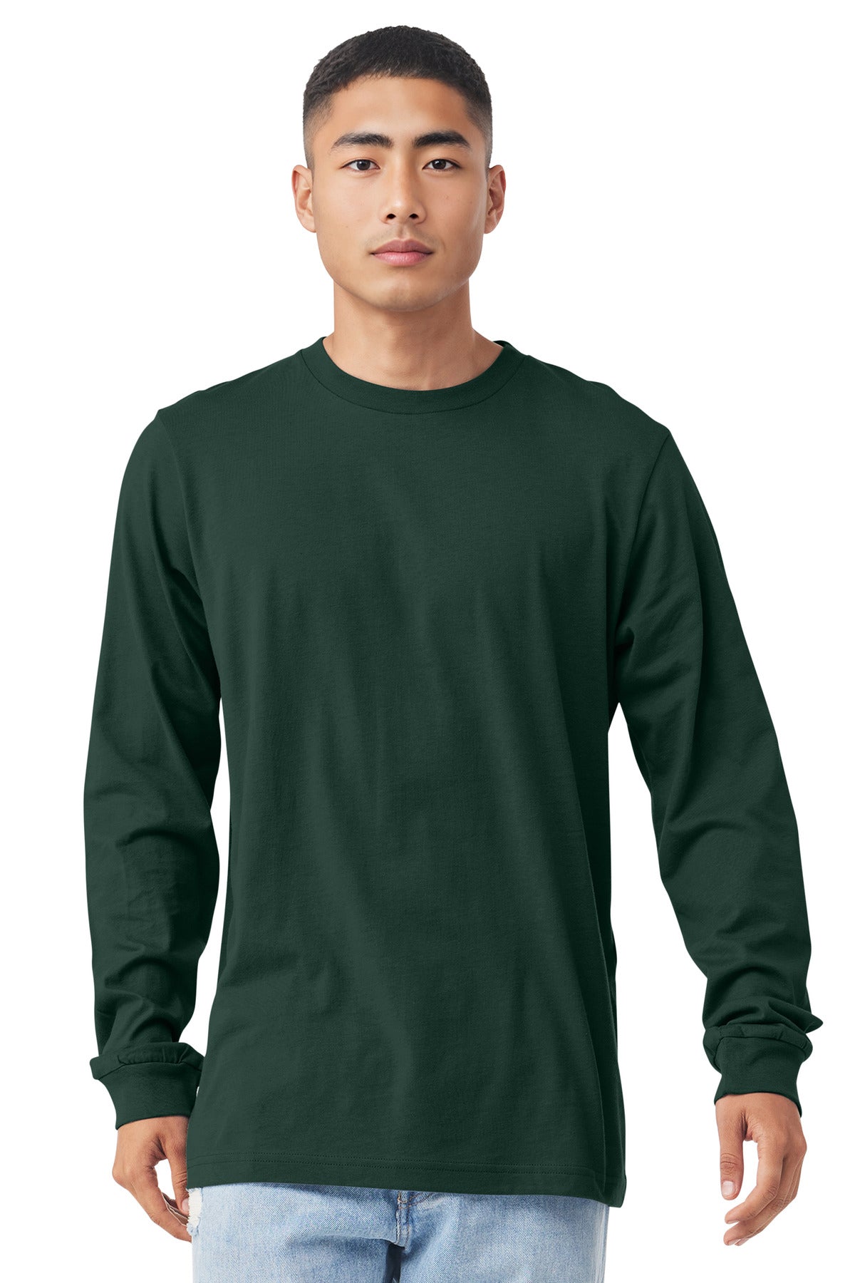 BELLA+CANVAS  Unisex Jersey Long Sleeve Tee. BC3501 - Forest