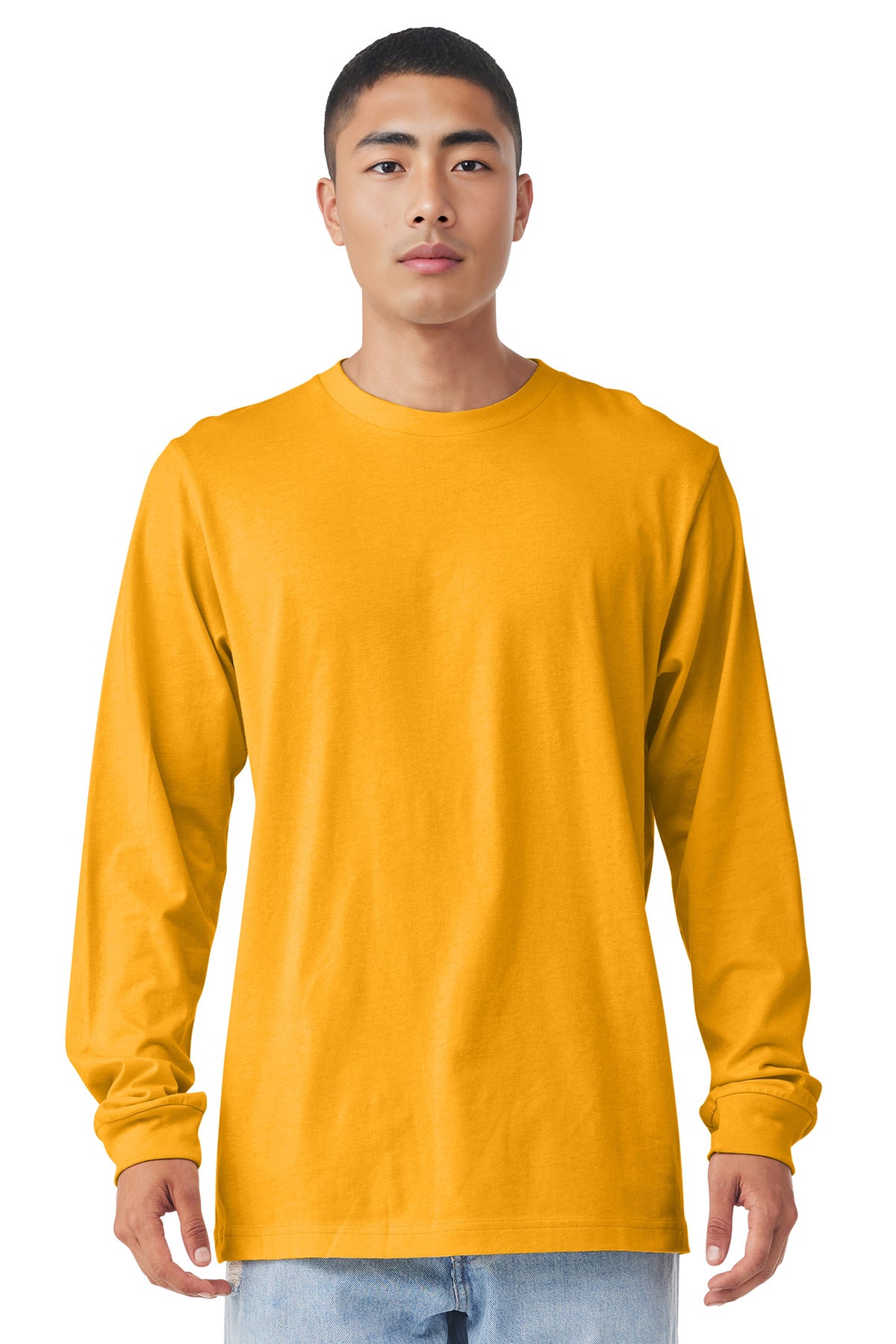 BELLA+CANVAS  Unisex Jersey Long Sleeve Tee. BC3501 - Gold