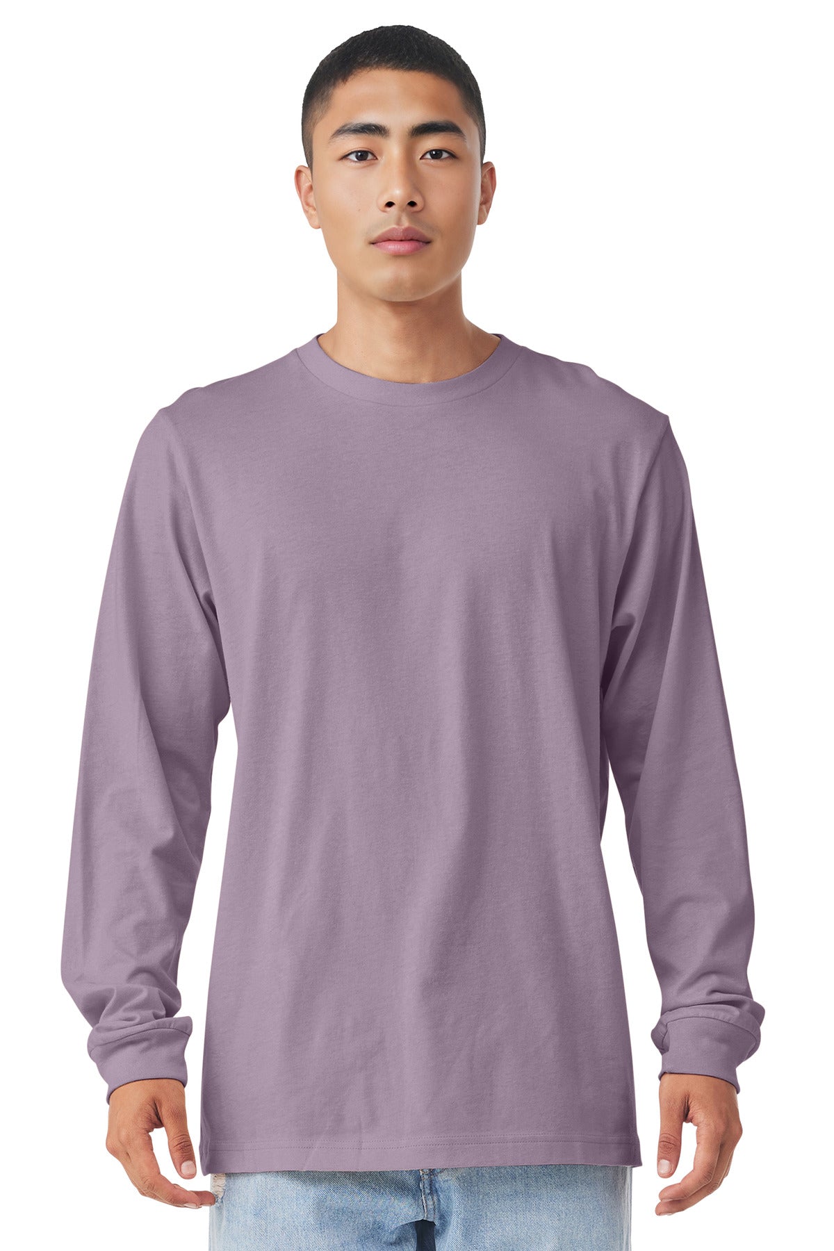 BELLA+CANVAS  Unisex Jersey Long Sleeve Tee. BC3501 - Light Violet