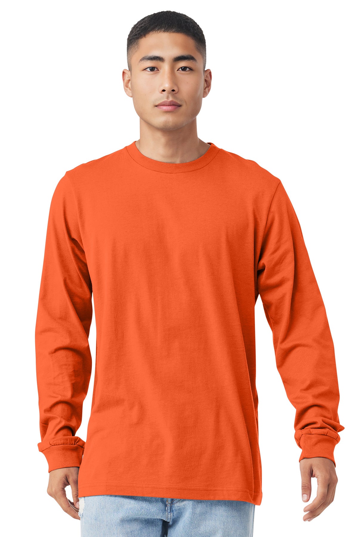 BELLA+CANVAS  Unisex Jersey Long Sleeve Tee. BC3501 - Orange