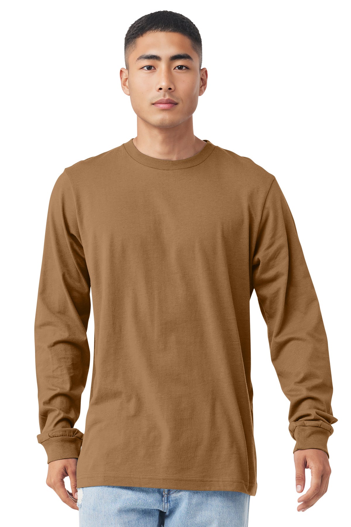 BELLA+CANVAS  Unisex Jersey Long Sleeve Tee. BC3501 - Toast
