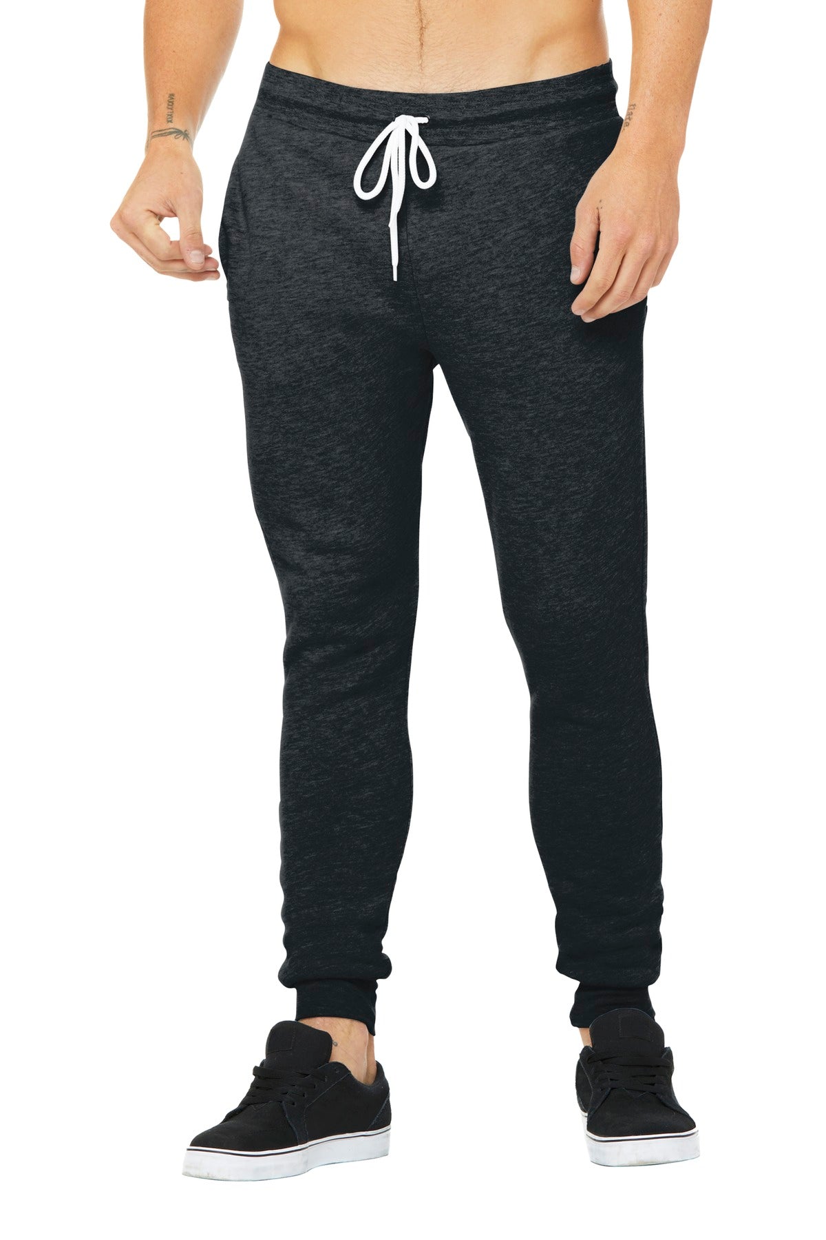 BELLA+CANVAS  Unisex Jogger Sweatpants. BC3727 - Dark  Grey Heather