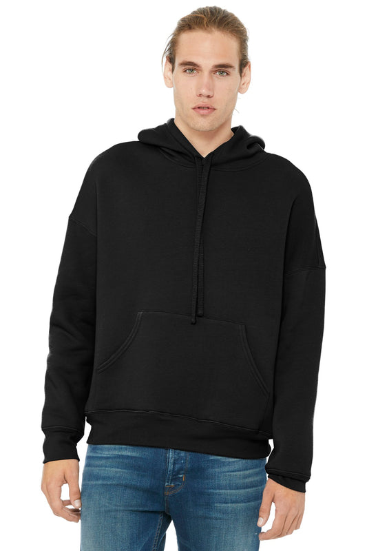 BELLA+CANVAS  Unisex Sponge Fleece Pullover DTM Hoodie. BC3729 - Black