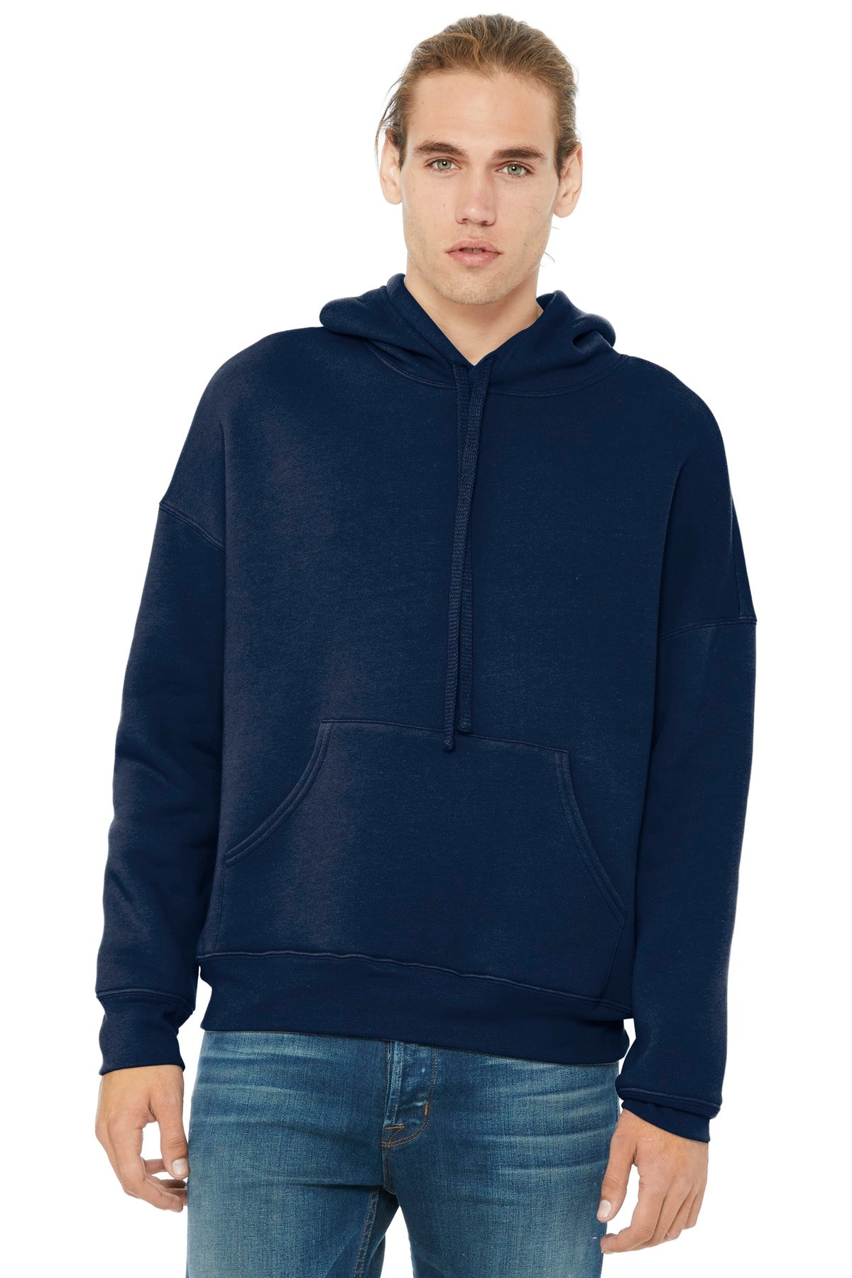 BELLA+CANVAS  Unisex Sponge Fleece Pullover DTM Hoodie. BC3729 - Navy