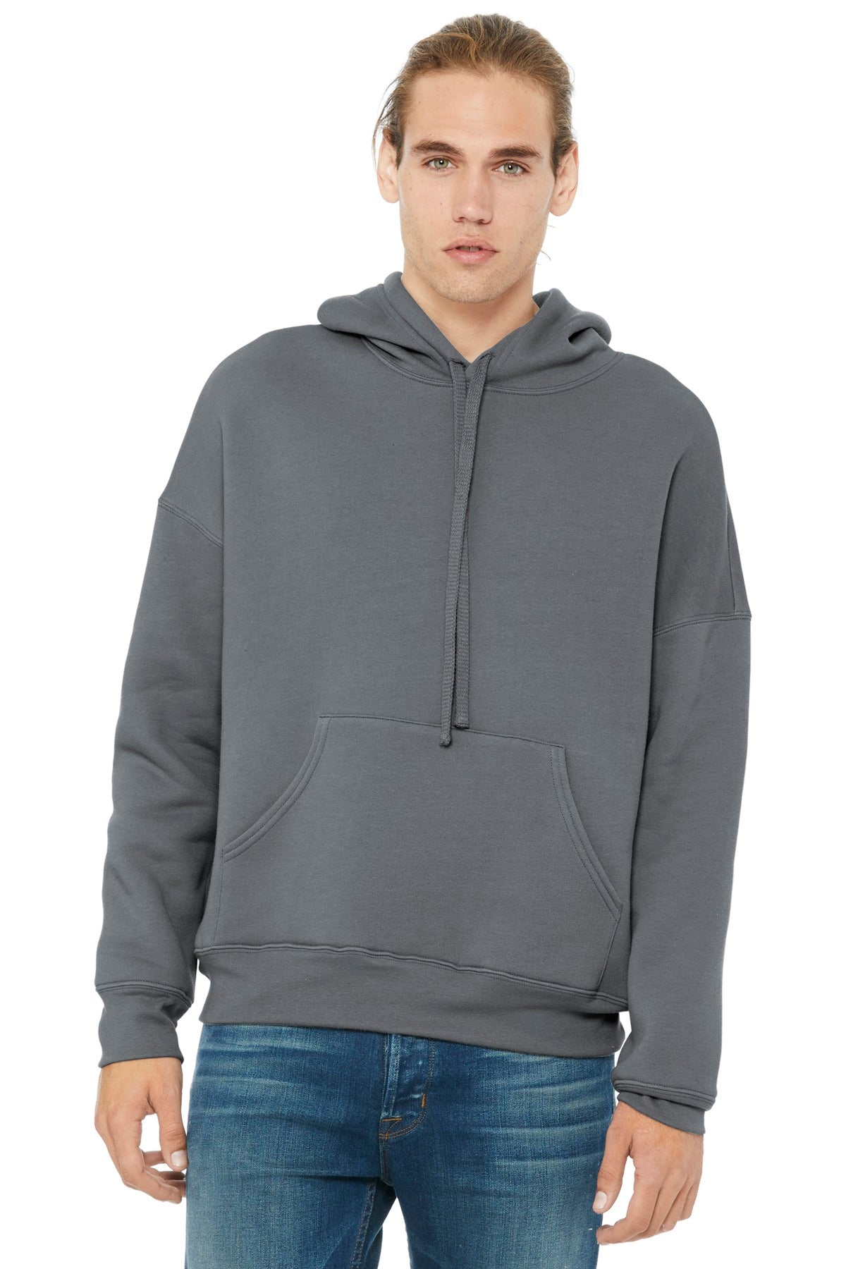 BELLA+CANVAS  Unisex Sponge Fleece Pullover DTM Hoodie. BC3729 - Storm