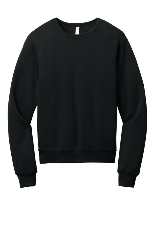 BELLA+CANVAS Unisex Sponge Fleece Classic Crewneck Sweatshirt BC3911 - Black
