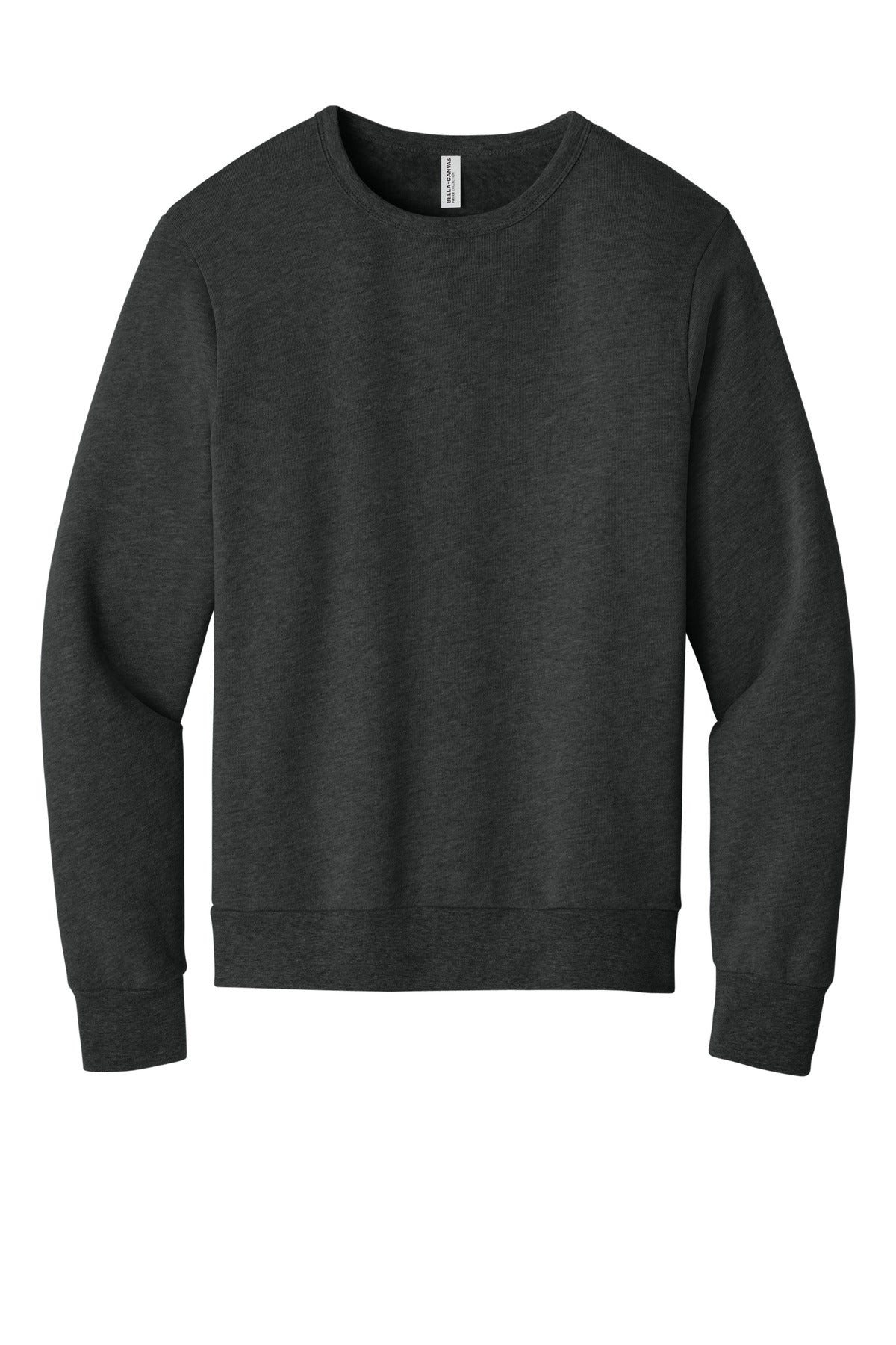 BELLA+CANVAS Unisex Sponge Fleece Classic Crewneck Sweatshirt BC3911 - Dark Grey Heather