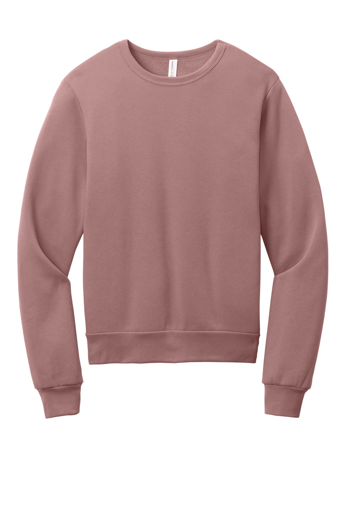 BELLA+CANVAS Unisex Sponge Fleece Classic Crewneck Sweatshirt BC3911 - Mauve