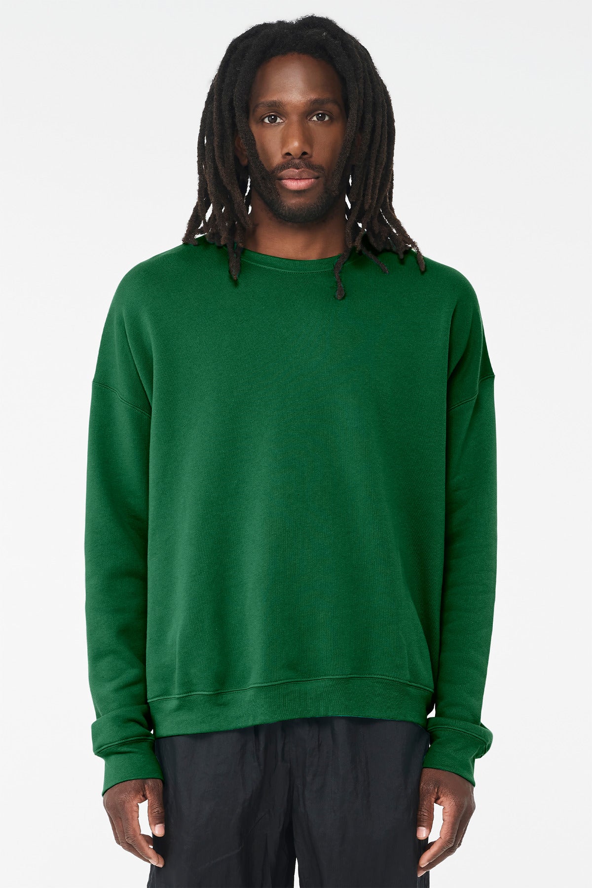 BELLA+CANVAS  Unisex Sponge Fleece Drop Shoulder Sweatshirt. BC3945 - Kelly