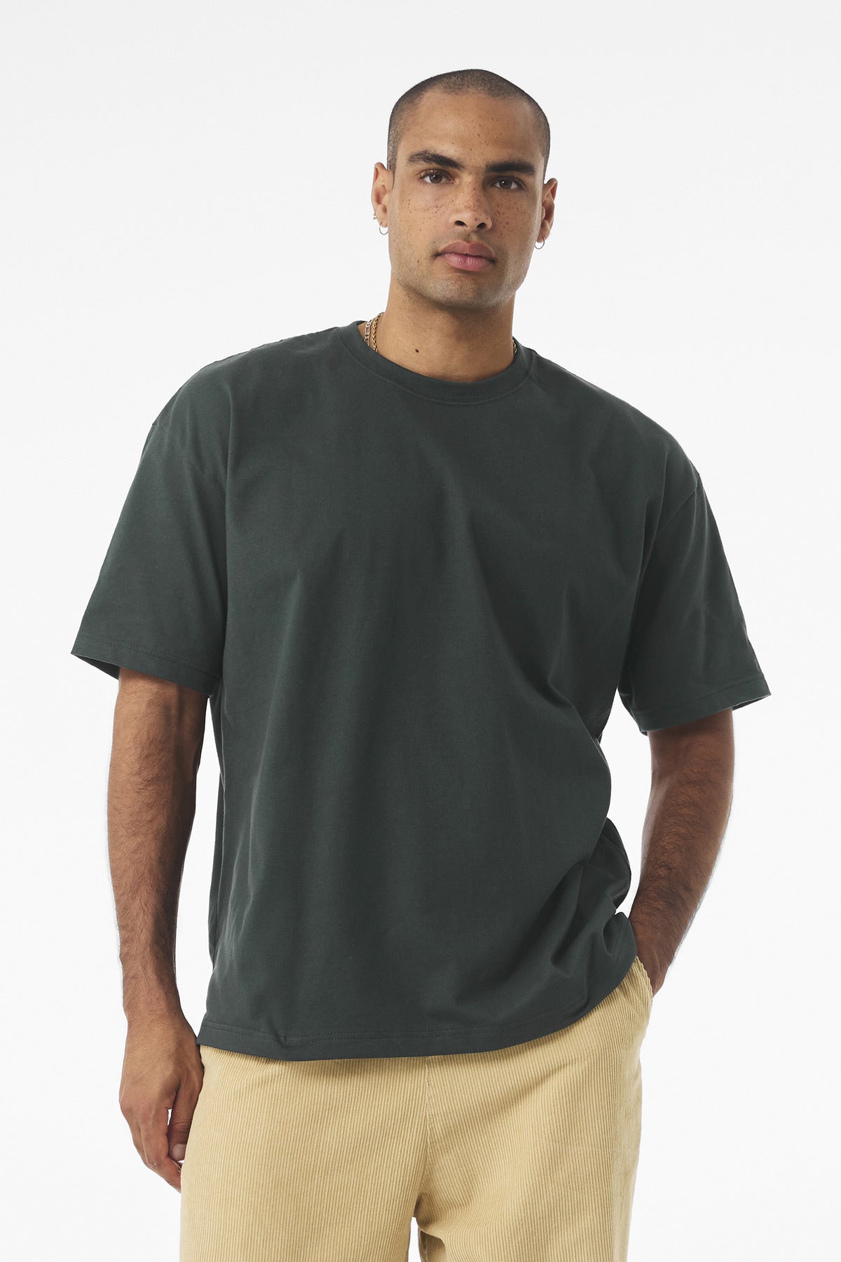 BELLA+CANVAS Unisex 7.5-Ounce Heavyweight Tee BC4610 - Hunter Green