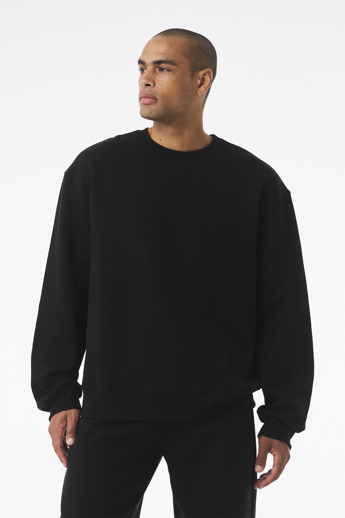BELLA+CANVAS Unisex 10-Ounce Heavyweight Crewneck Sweatshirt BC4711 - Black