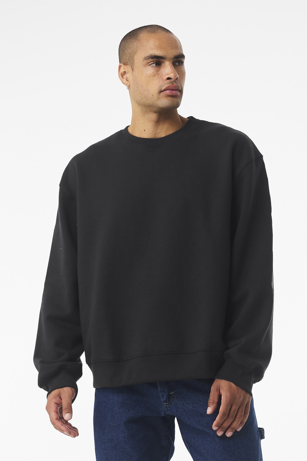 BELLA+CANVAS Unisex 10-Ounce Heavyweight Crewneck Sweatshirt BC4711 - Vintage Black