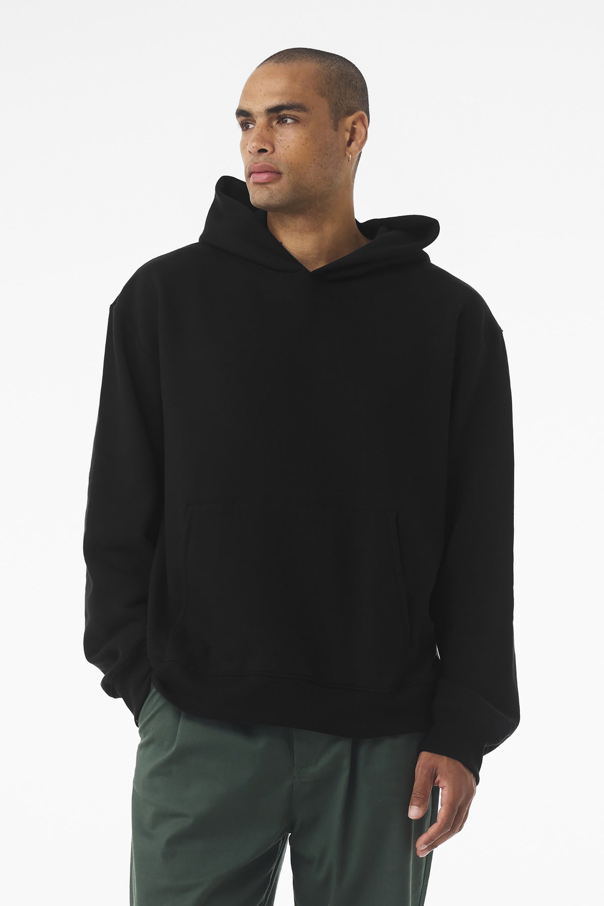 BELLA+CANVAS Unisex 10-Ounce Heavyweight Pullover Hoodie BC4719 - Black