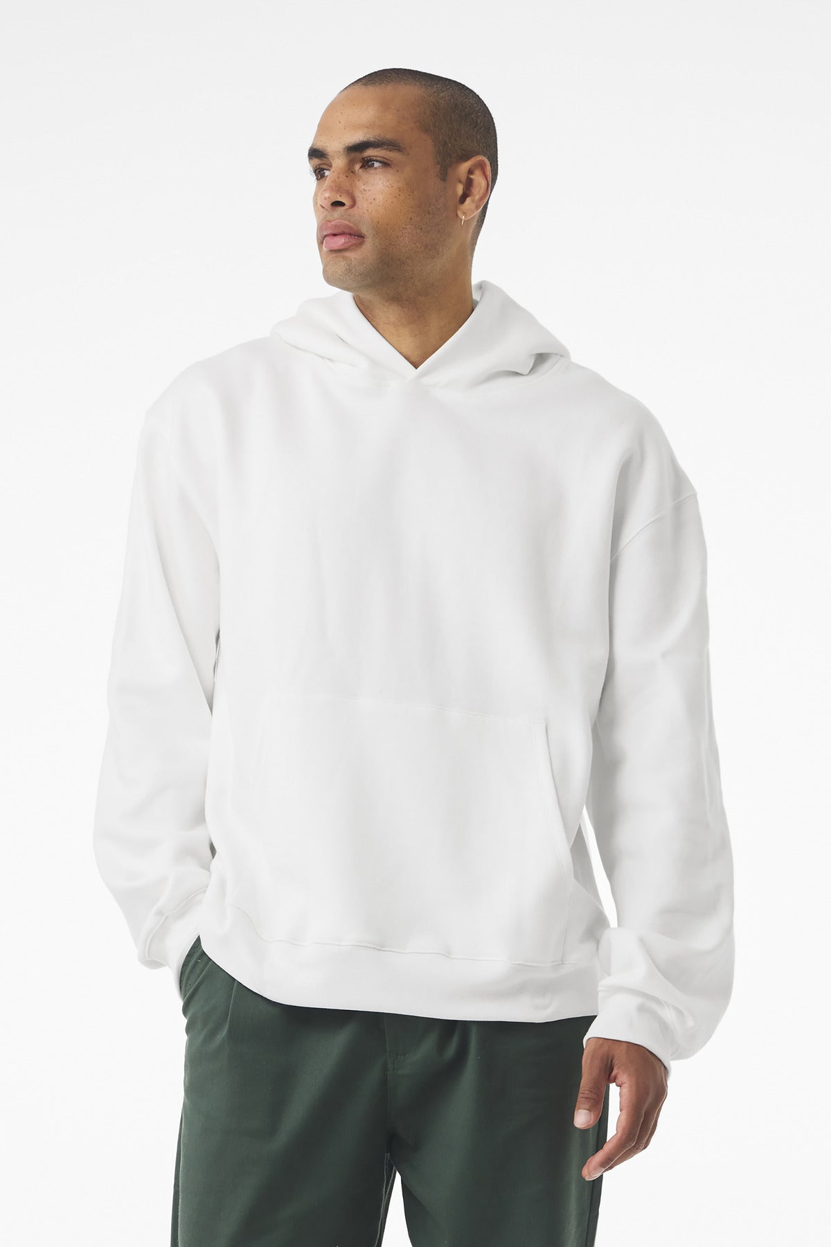 BELLA+CANVAS Unisex 10-Ounce Heavyweight Pullover Hoodie BC4719 - White