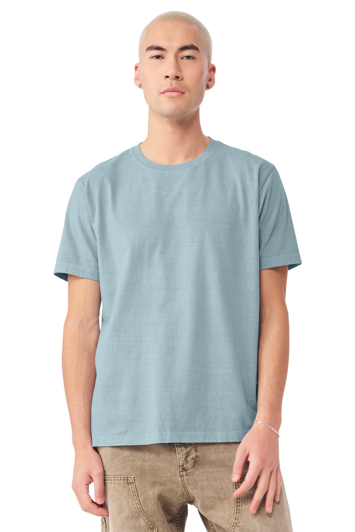 BELLA+CANVAS Unisex Heavyweight Garment-Dyed Tee BC4810GD - Light Washed Denim