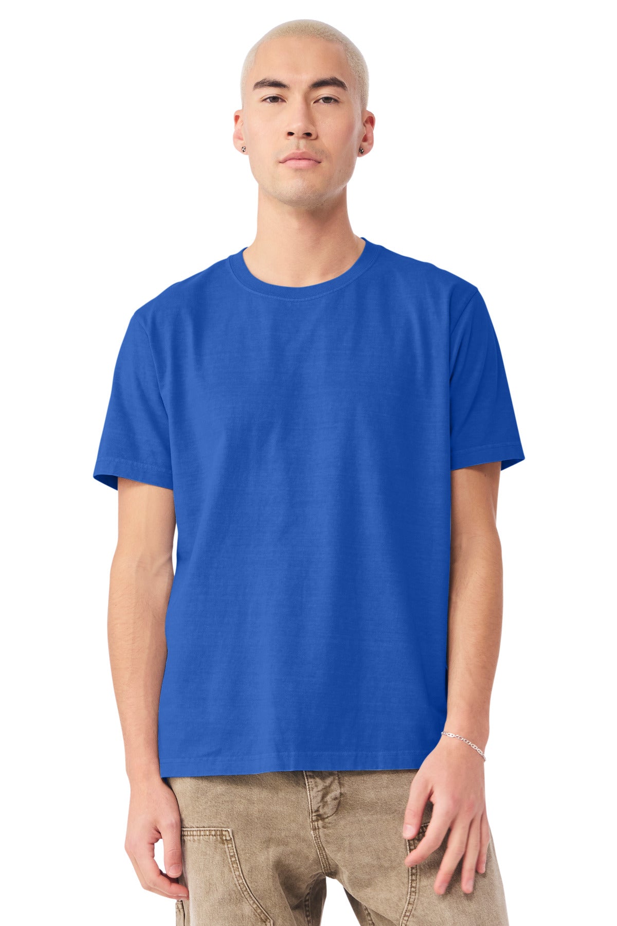 BELLA+CANVAS Unisex Heavyweight Garment-Dyed Tee BC4810GD - Washed Royal Blue